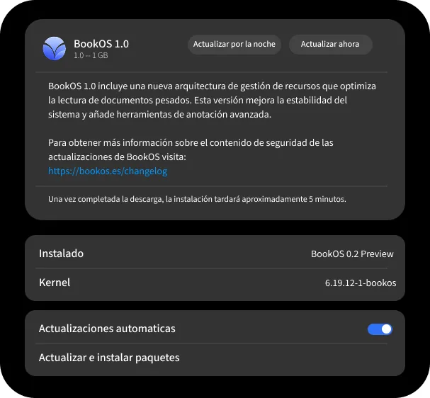 BookOS updater